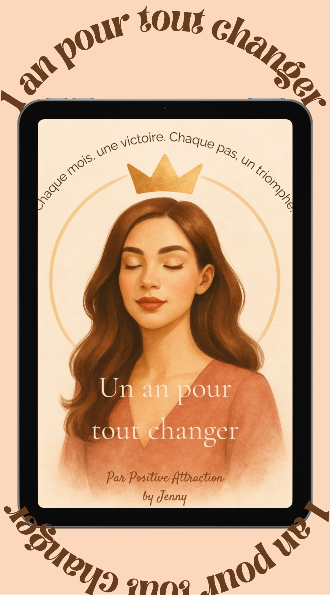🌟 Planner transformationnel 12 mois – “1 an pour tout changer” – PDF 306 pages