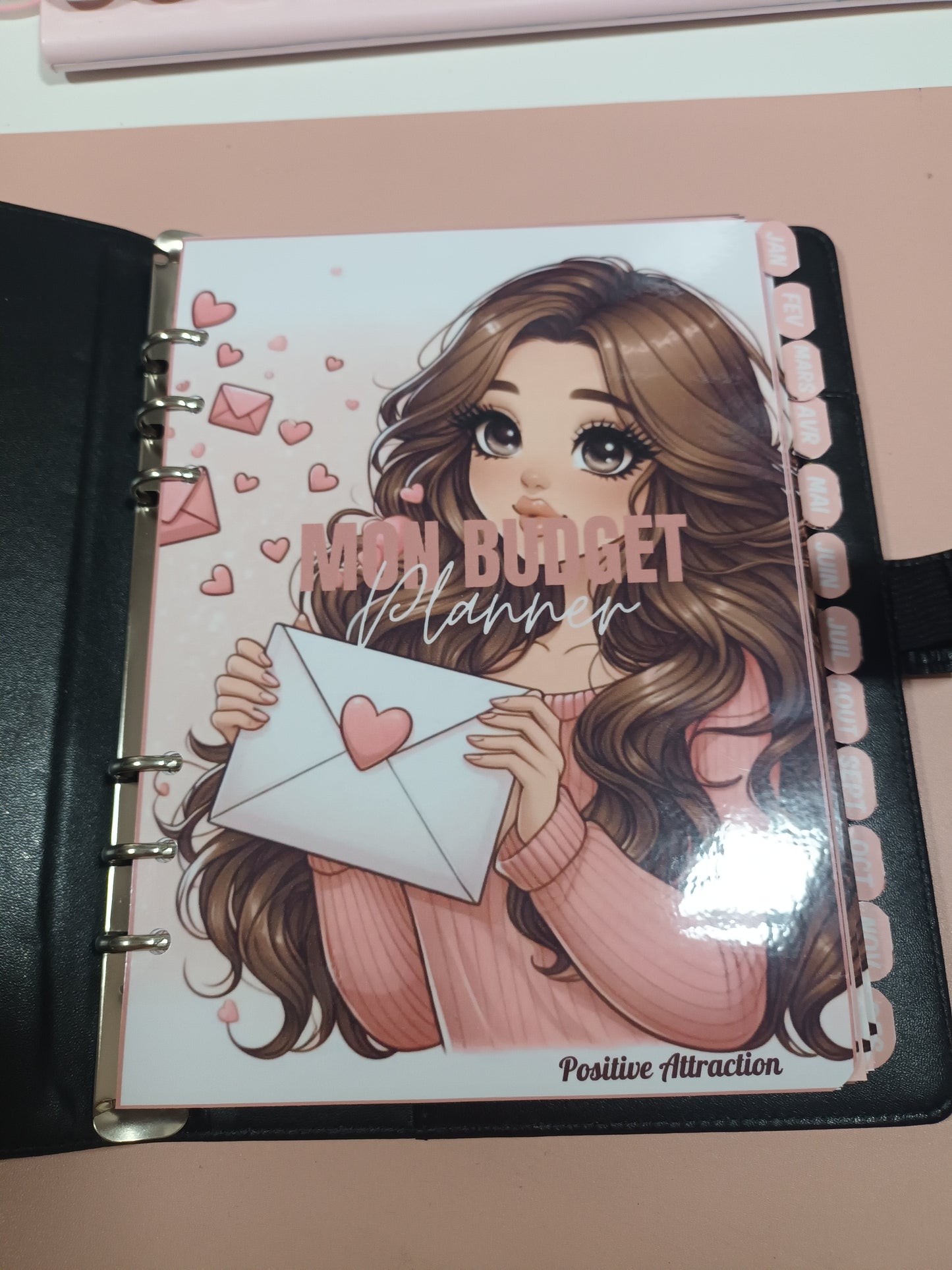 BUDGET PLANNER A5 COMPLET NON DATE POSITIVE ATTRACTION