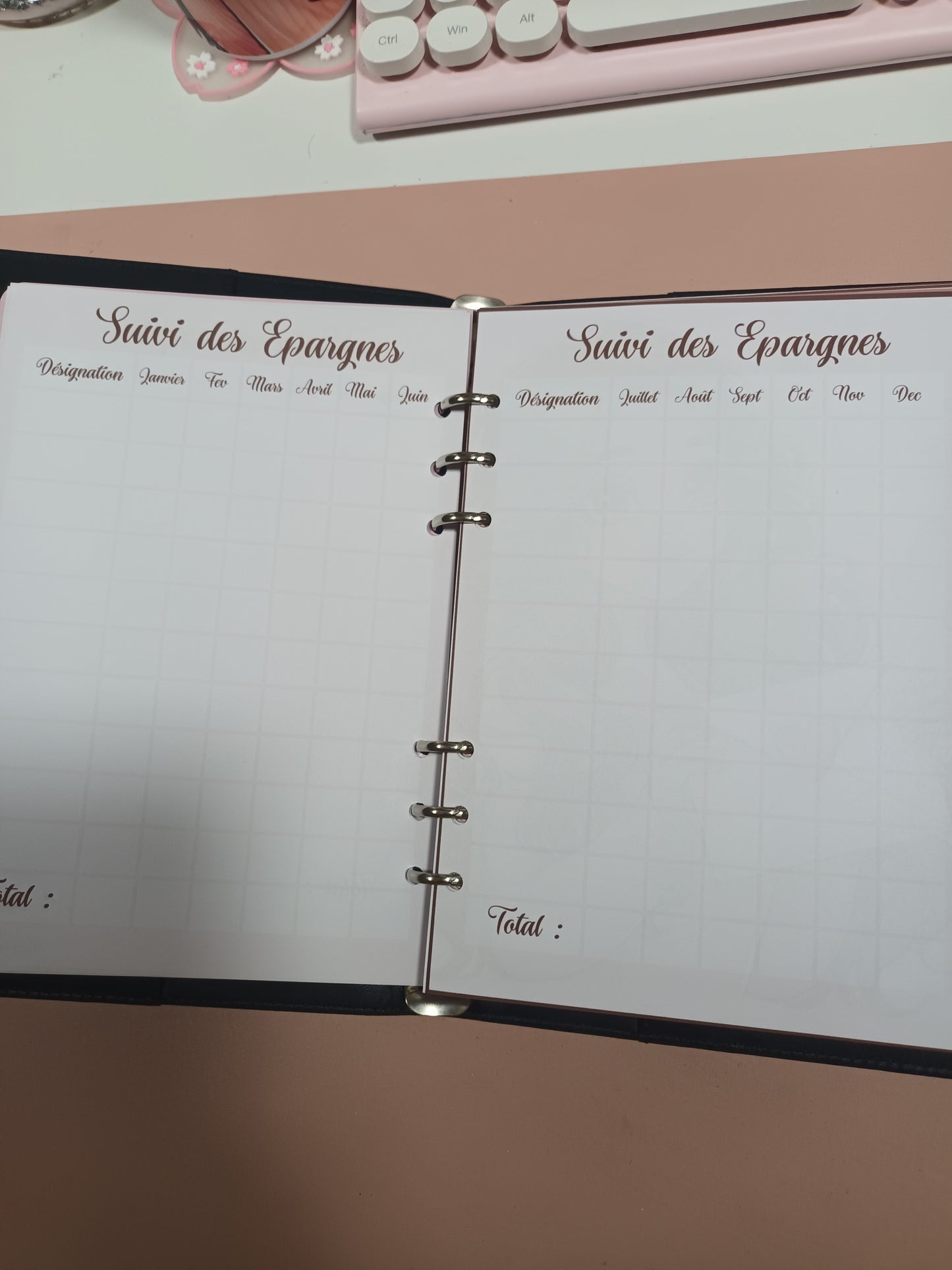 BUDGET PLANNER A5 COMPLET NON DATE POSITIVE ATTRACTION