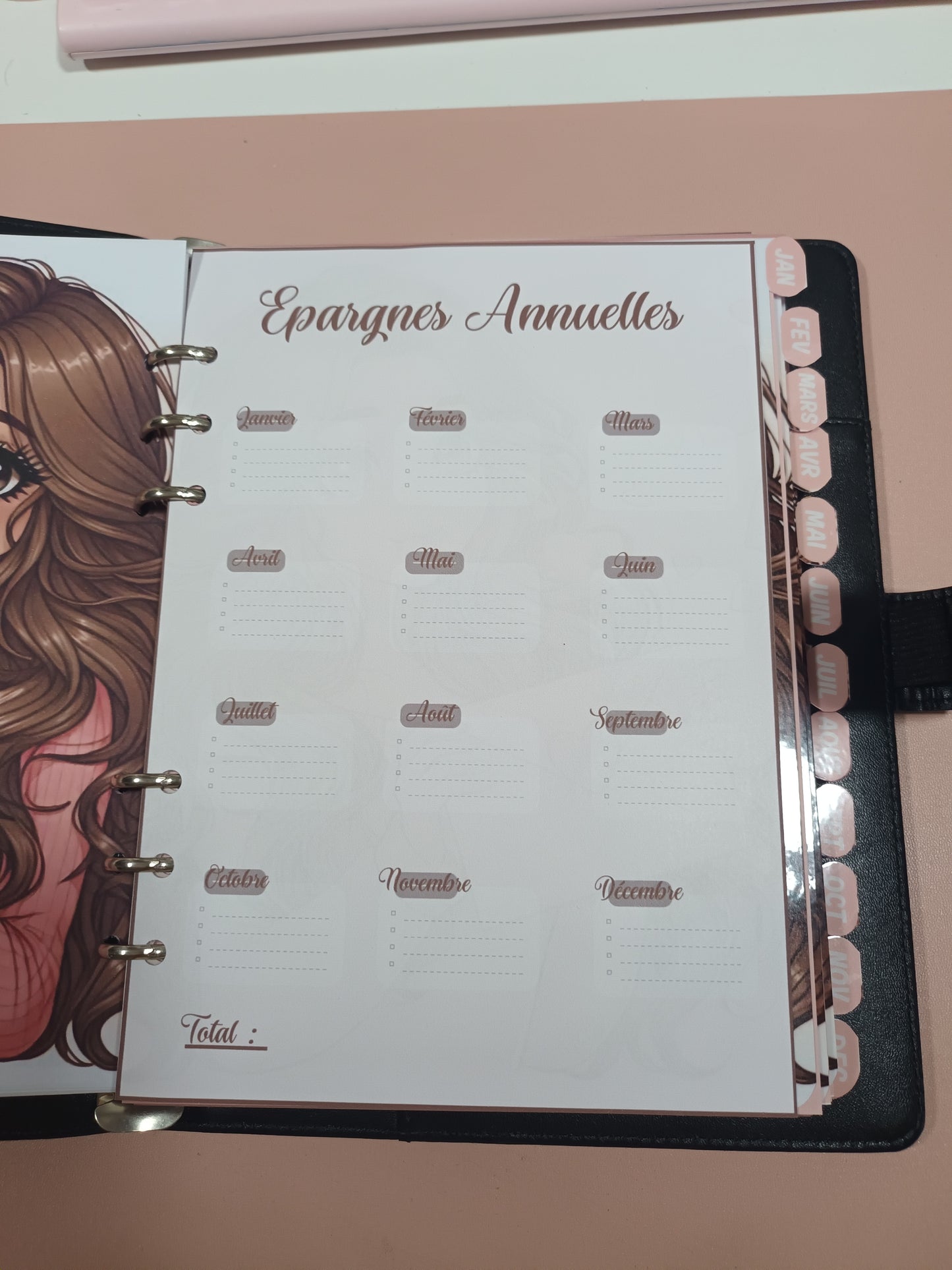 BUDGET PLANNER A5 COMPLET NON DATE POSITIVE ATTRACTION