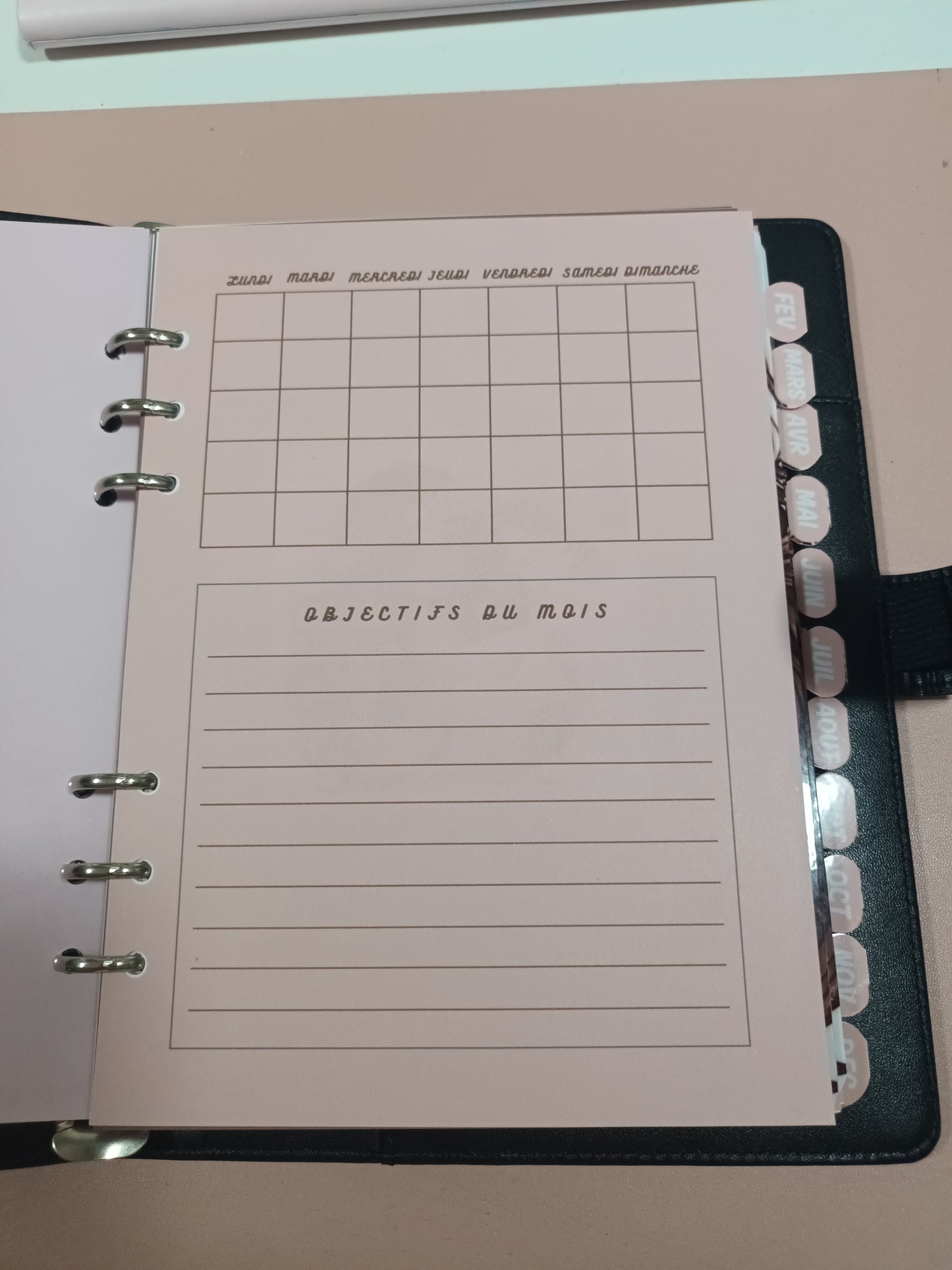 BUDGET PLANNER A5 COMPLET NON DATE POSITIVE ATTRACTION