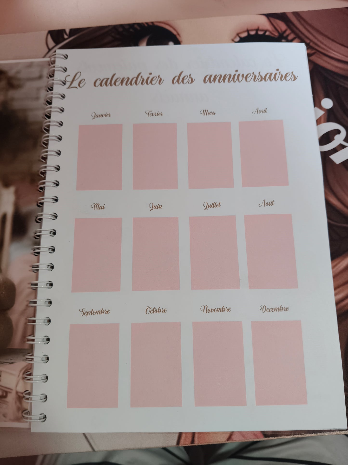 📝 Budget Planner Annuel – Format relié ou perforé A4 – 30€