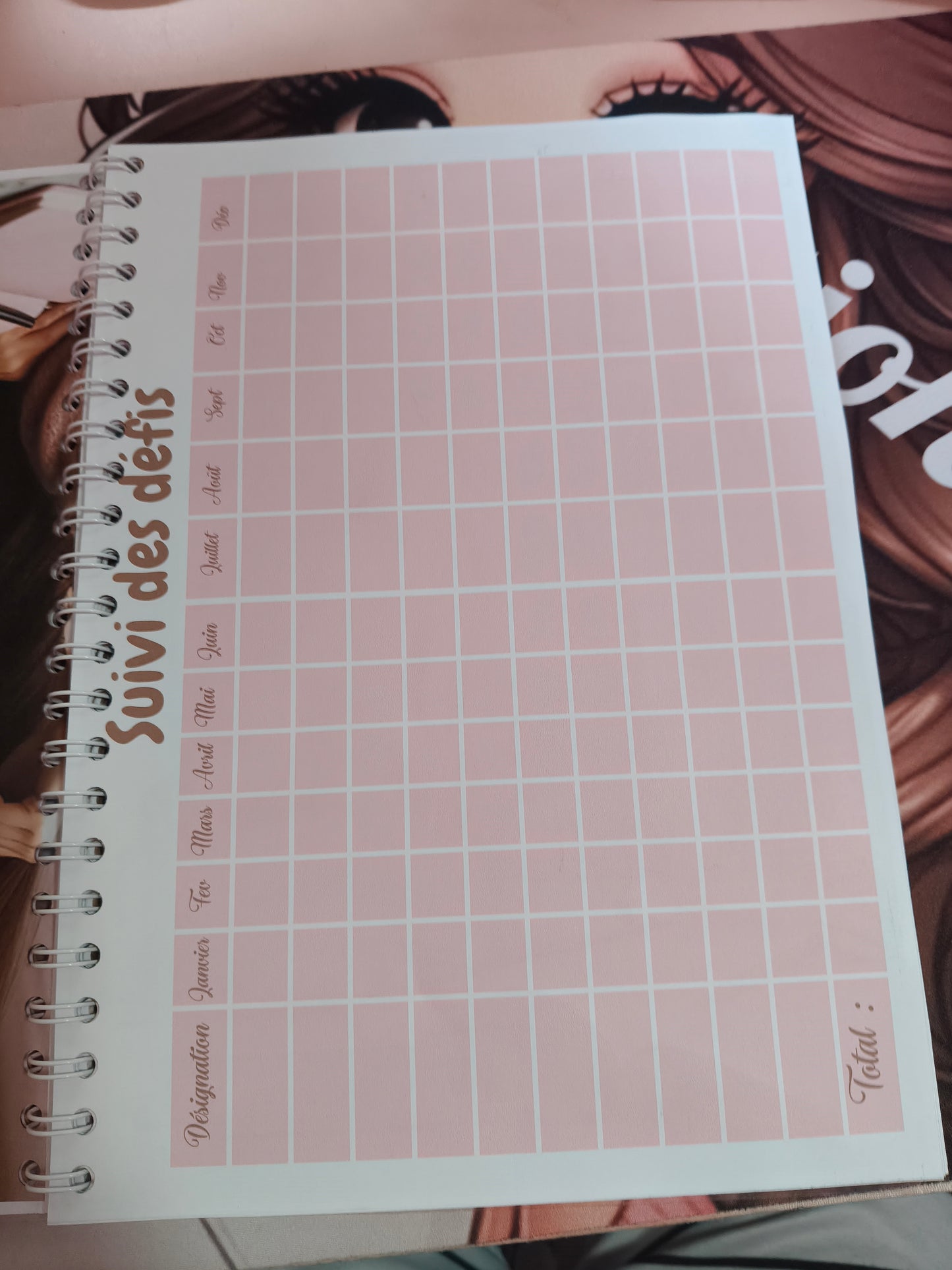 📝 Budget Planner Annuel – Format relié ou perforé A4 – 30€