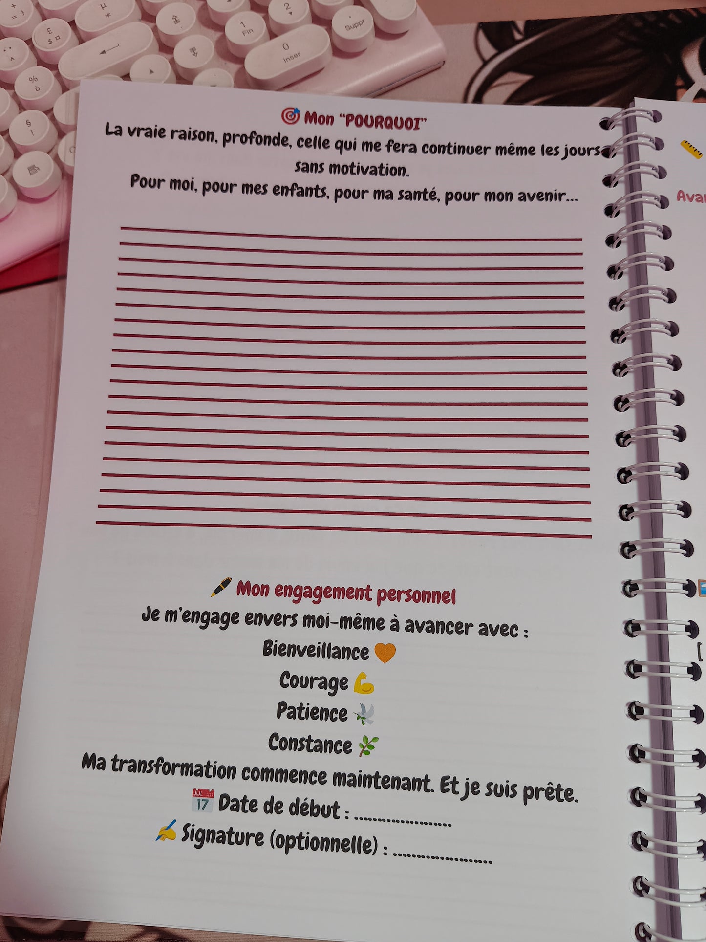 Je me choisis – Journal de métamorphose physique et mentale