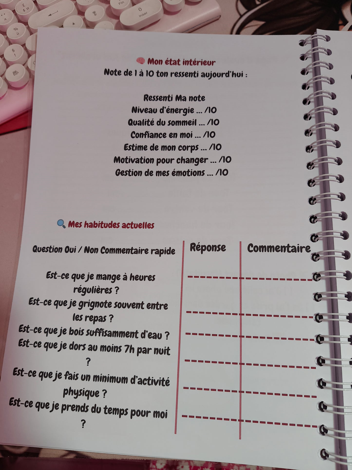 Je me choisis – Journal de métamorphose physique et mentale