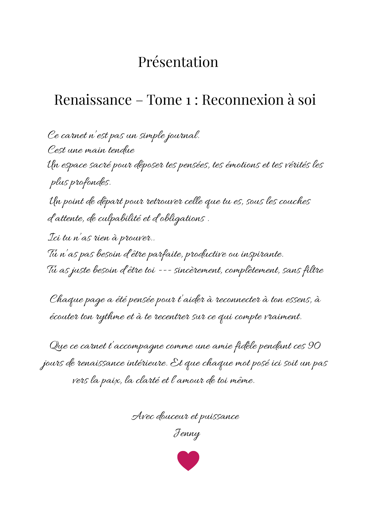 Renaissance — Tome 1 : Reconnexion à Soi VERSION pdf