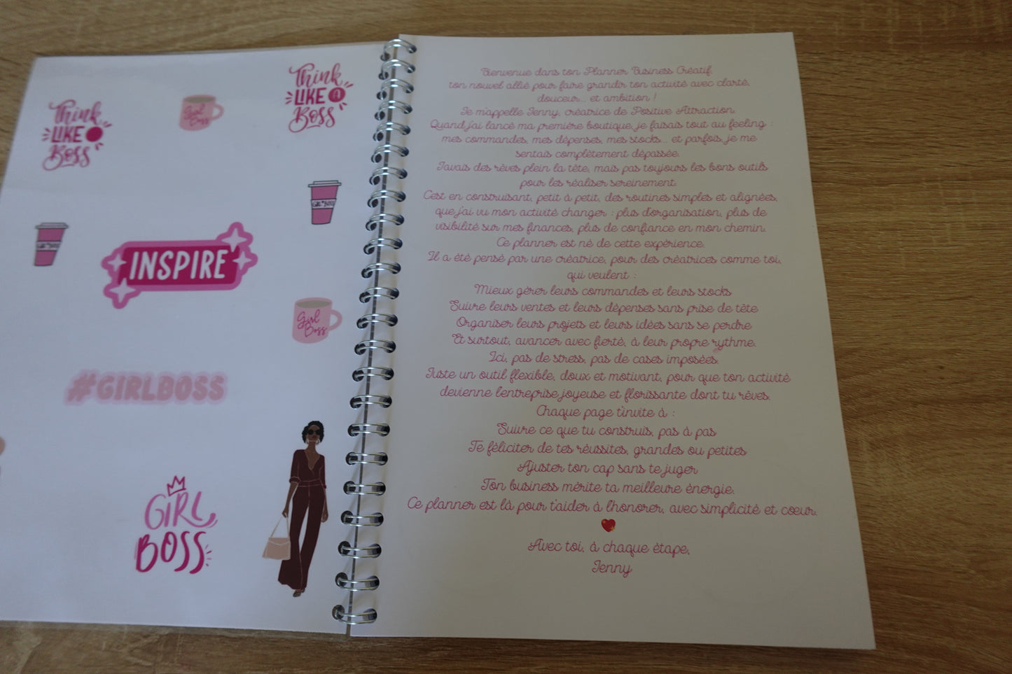 PLANNER "GIRLBOSS" un planner de créatrice pour les créatrices