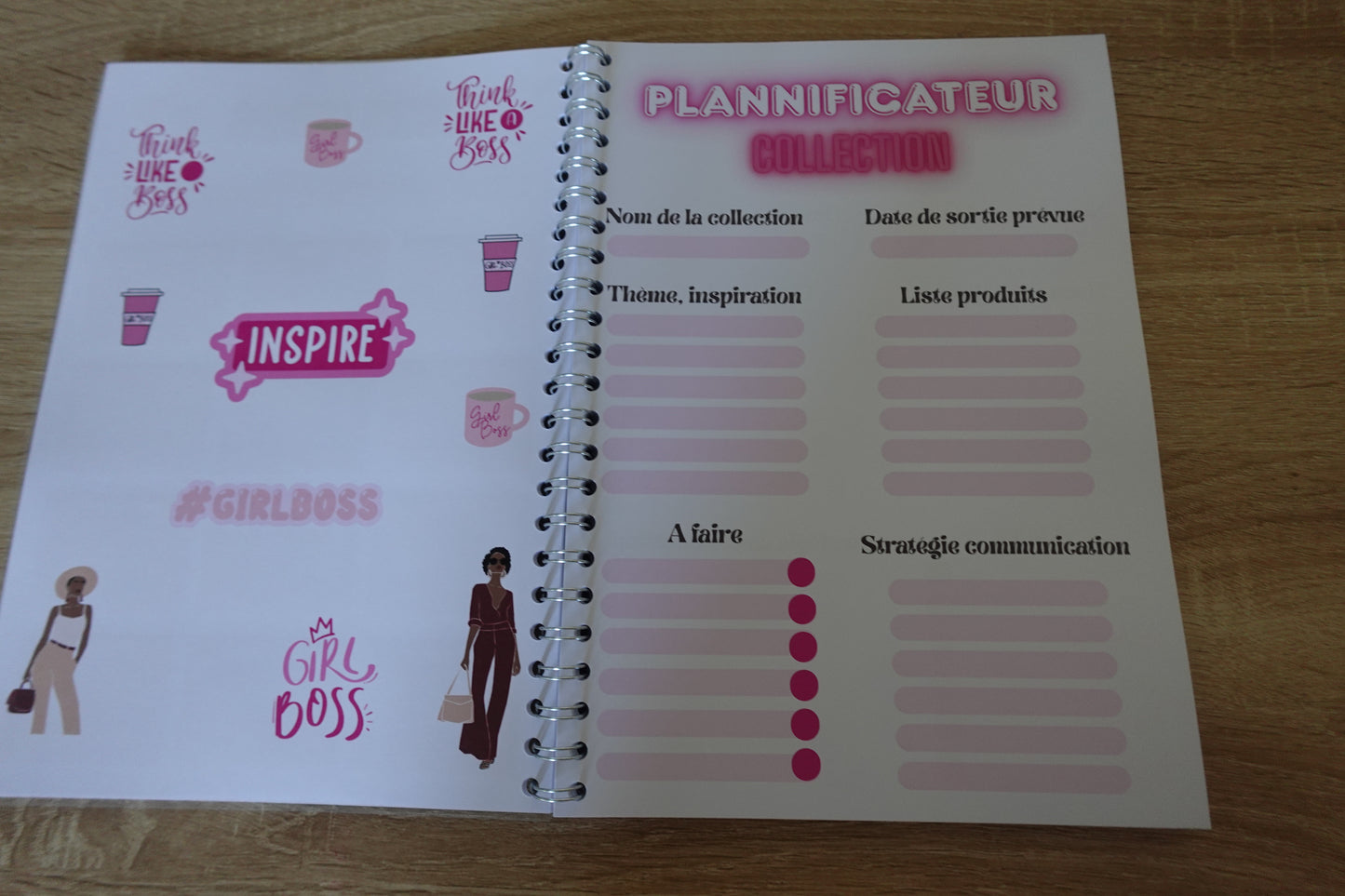 PLANNER "GIRLBOSS" un planner de créatrice pour les créatrices