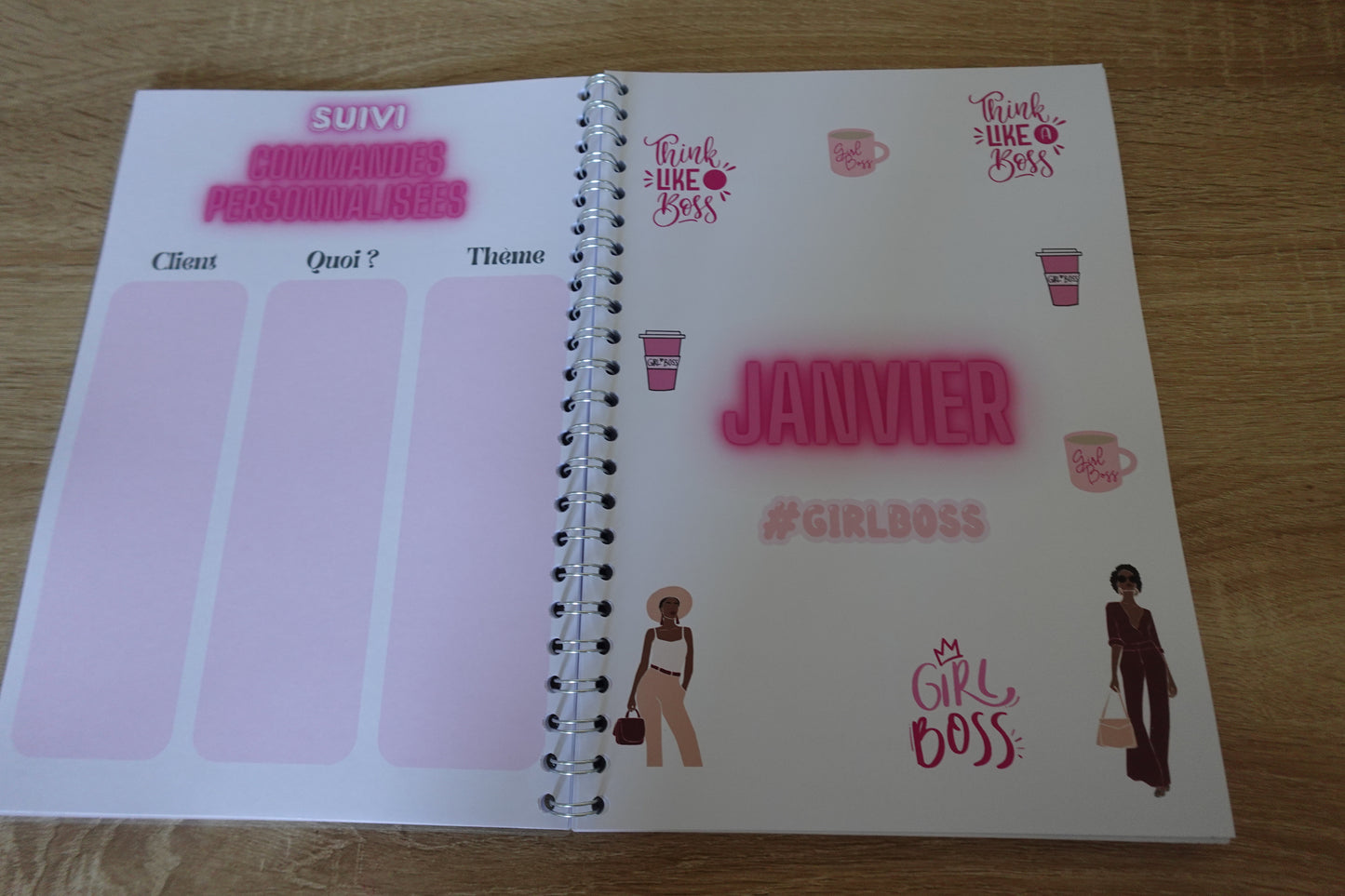 PLANNER "GIRLBOSS" un planner de créatrice pour les créatrices