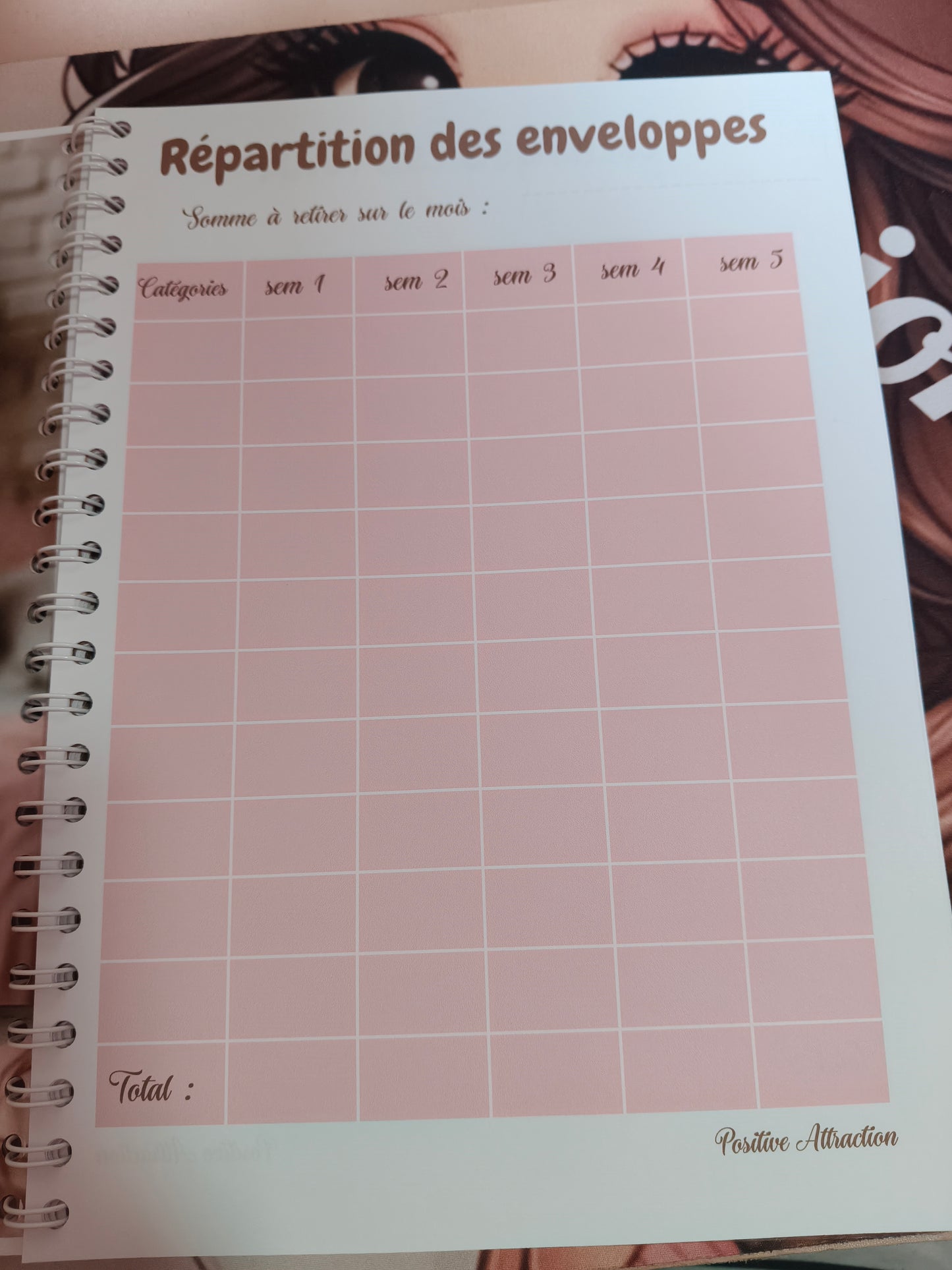📝 Budget Planner Annuel – Format relié ou perforé A4 – 30€