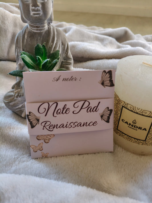 📝 BLOC NOTES — FORMAT 8 × 8 CM VINTAGE RENAISSANCE