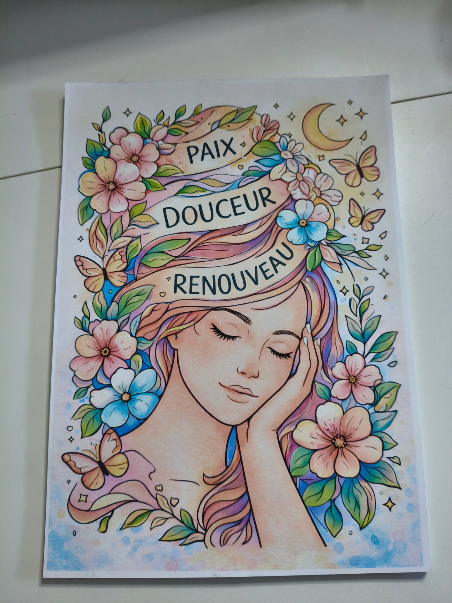 🎨 Bloc de coloriage Art Therapy – Format A4