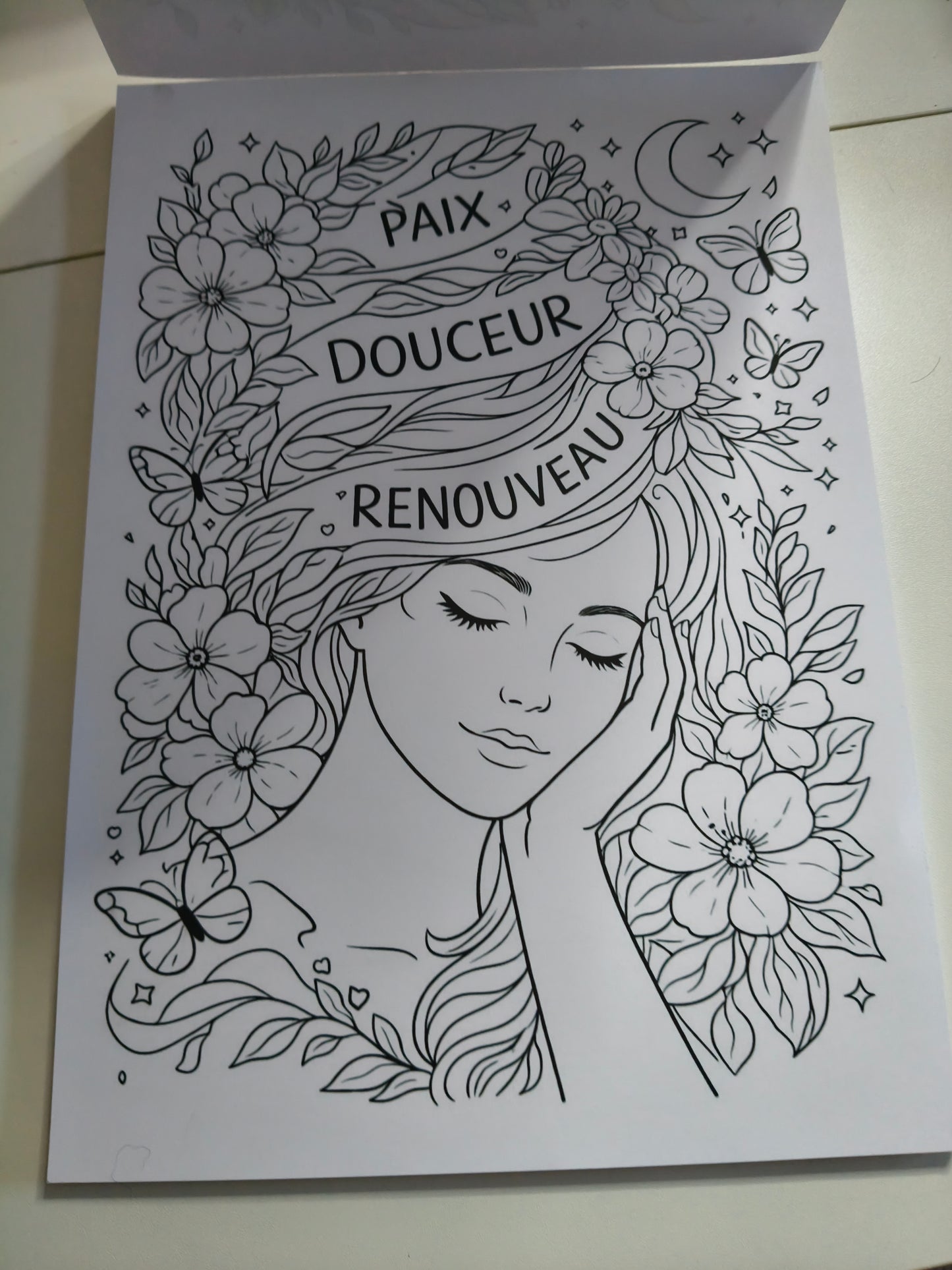🎨 Bloc de coloriage Art Therapy – Format A4
