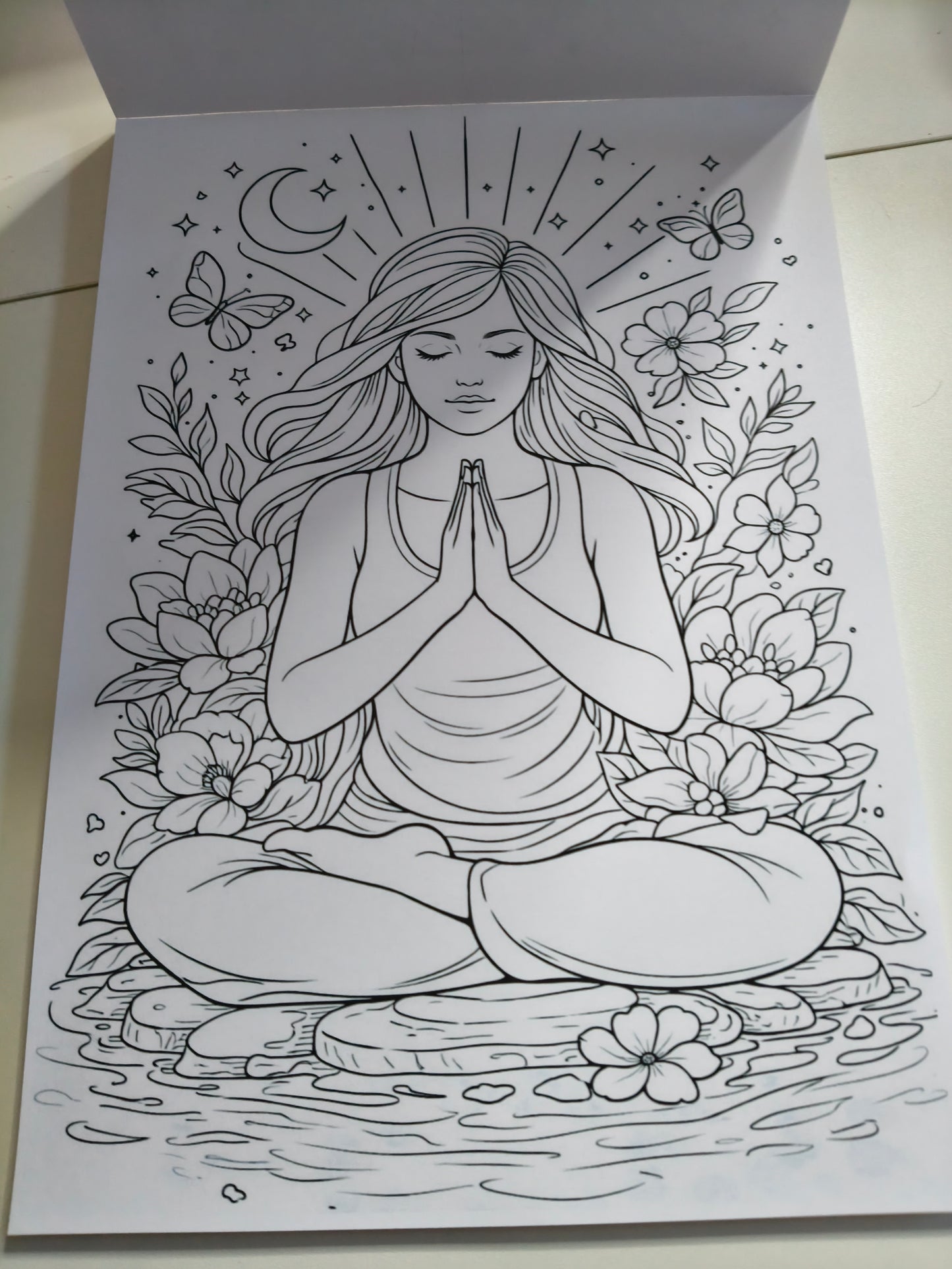 🎨 Bloc de coloriage Art Therapy – Format A4