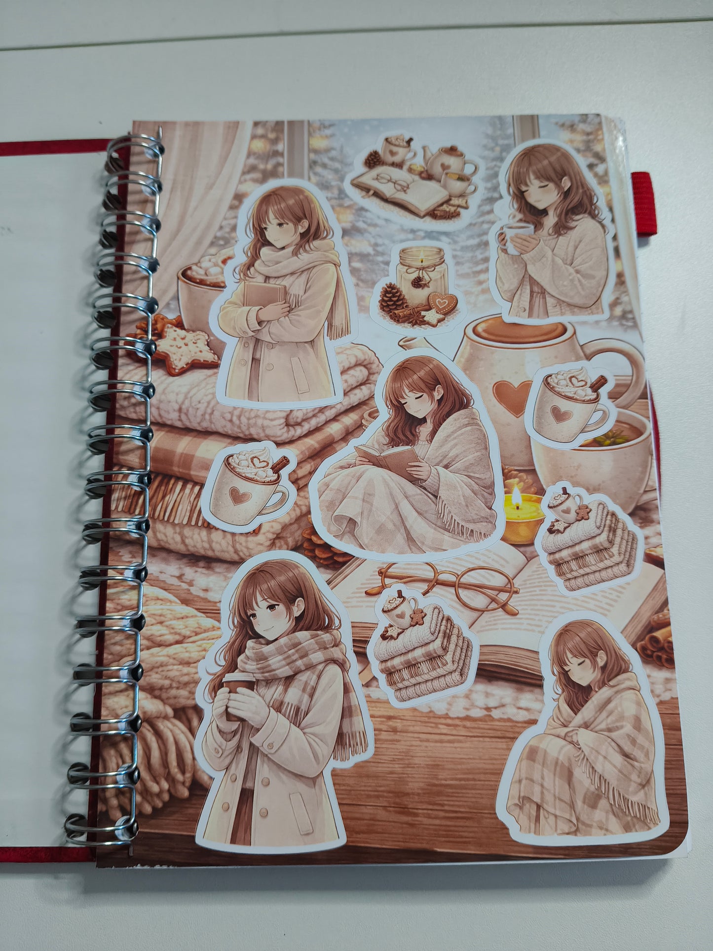 📓 Carnet A5 spirale – Édition complète avec stickers